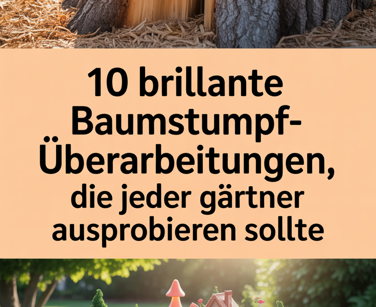 10 brillante Baumstumpf-Überarbeitungen, die jeder Gärtner ausprobieren sollte