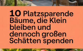 10 platzsparende Bäume, die klein bleiben und dennoch großen Schatten spenden