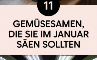 11 Gemüsesamen, die Sie im Januar säen sollten