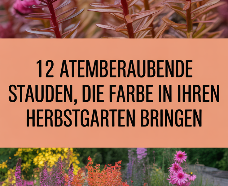 12 Atemberaubende Stauden, die Farbe in Ihren Herbstgarten bringen