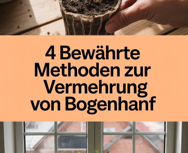 4 bewährte Methoden zur Vermehrung von Bogenhanf