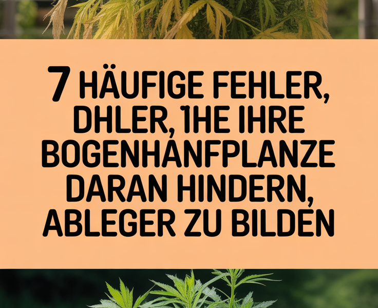 7 Häufige Fehler, die Ihre Bogenhanfpflanze daran hindern, Ableger zu bilden