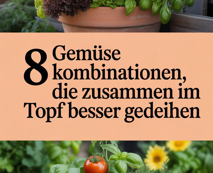 8 Gemüsekombinationen, die zusammen im Topf besser gedeihen