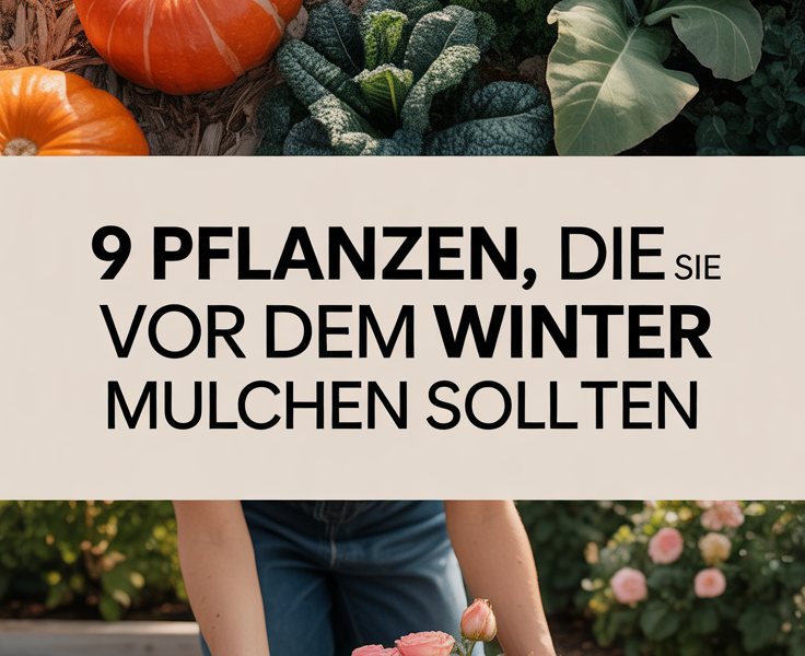 9 Pflanzen, die Sie vor dem Winter mulchen sollten