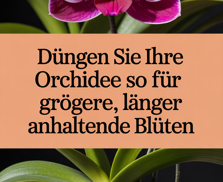 Düngen Sie Ihre Orchidee so für größere, länger anhaltende Blüten