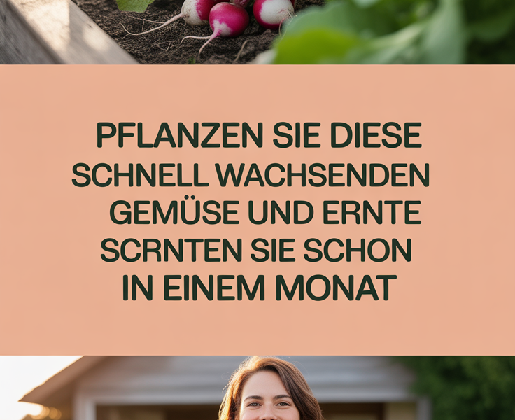Pflanzen Sie diese schnell wachsenden Gemüse und ernten Sie schon in einem Monat