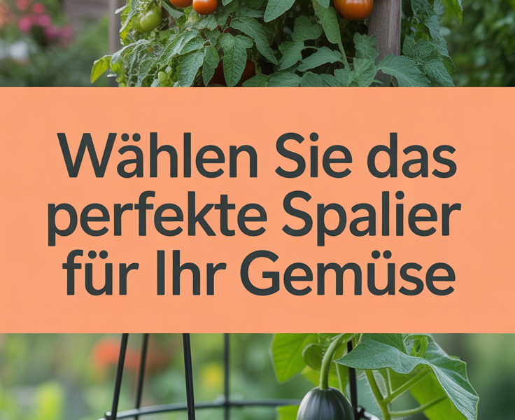Wählen Sie das perfekte Spalier für Ihr Gemüse