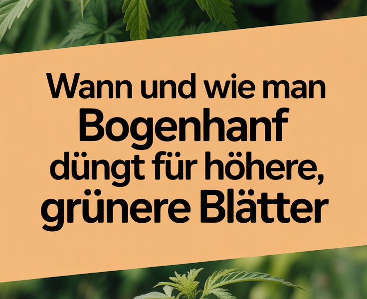 Wann und wie man Bogenhanf düngt für höhere, grünere Blätter