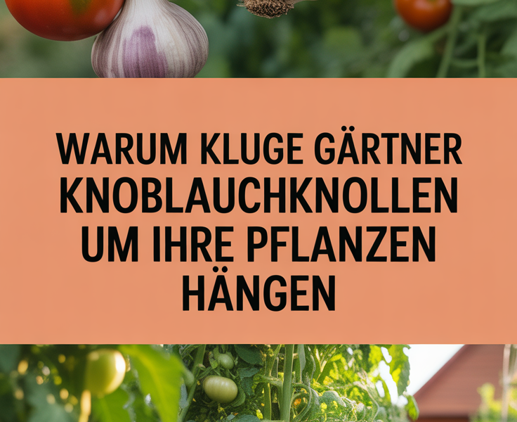 Warum kluge Gärtner Knoblauchknollen um ihre Pflanzen hängen