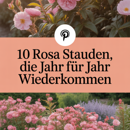 10 rosa Stauden, die Jahr für Jahr wiederkommen