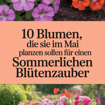 10 Blumen, die Sie im Mai pflanzen sollten für einen sommerlichen Blütenzauber