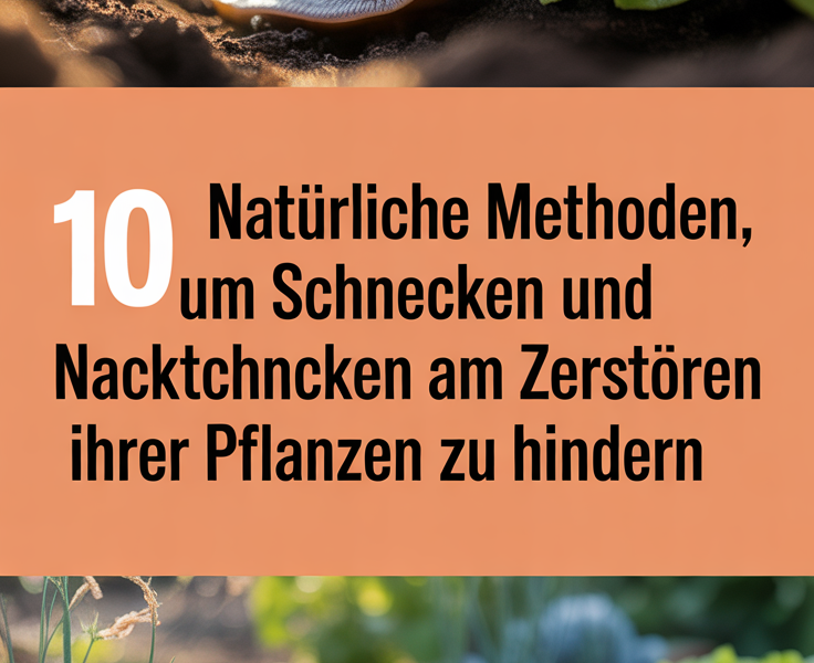 10 Natürliche Methoden, um Schnecken und Nacktschnecken am Zerstören Ihrer Pflanzen zu hindern