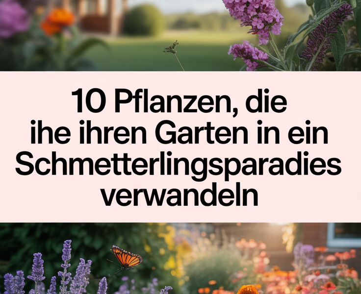 10 Pflanzen, die Ihren Garten in ein Schmetterlingsparadies verwandeln