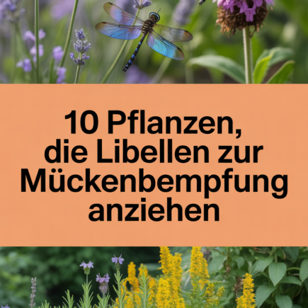 10 Pflanzen, die Libellen zur Mückenbekämpfung anziehen