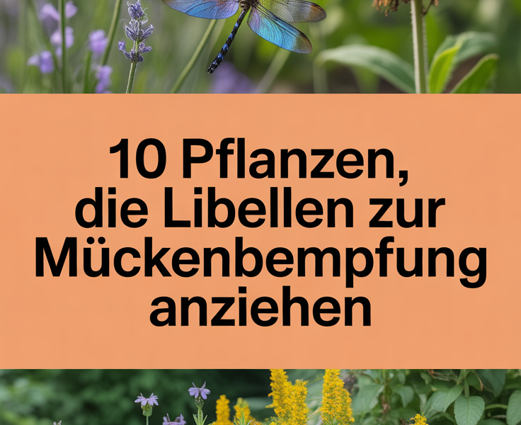 10 Pflanzen, die Libellen zur Mückenbekämpfung anziehen