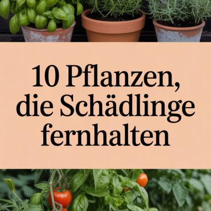 10 Pflanzen, die Schädlinge fernhalten