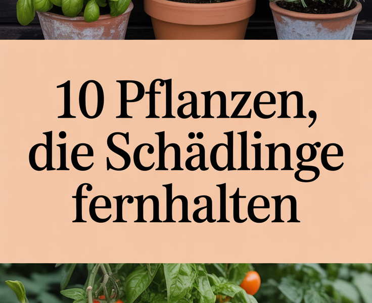 10 Pflanzen, die Schädlinge fernhalten