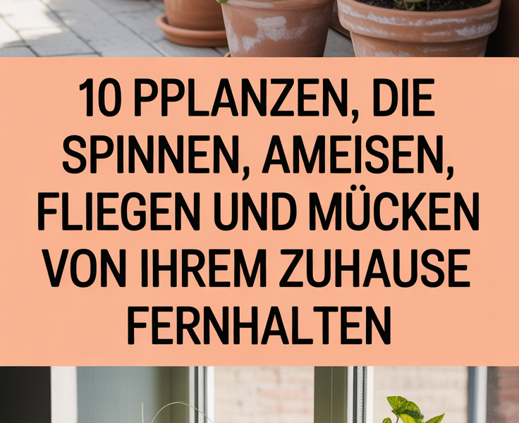 10 Pflanzen, die Spinnen, Ameisen, Fliegen und Mücken von Ihrem Zuhause fernhalten