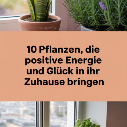 10 Pflanzen, die positive Energie und Glück in Ihr Zuhause bringen