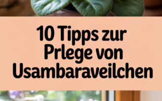 10 Tipps zur Pflege von Usambaraveilchen