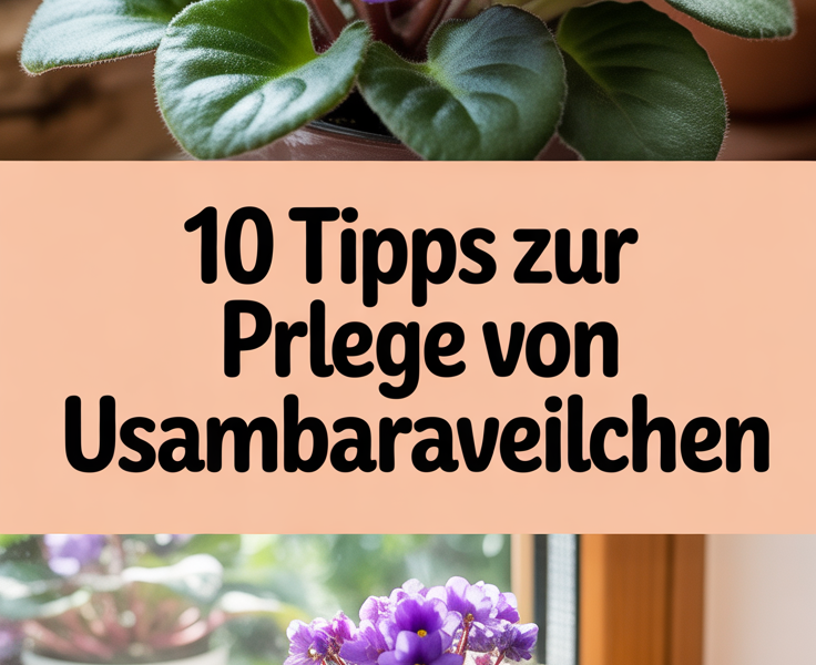 10 Tipps zur Pflege von Usambaraveilchen