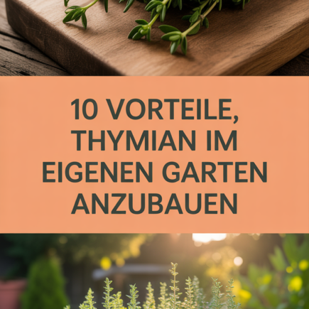 10 Vorteile, Thymian im eigenen Garten anzubauen
