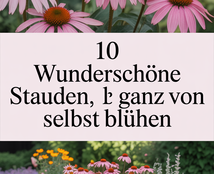 10 Wunderschöne Stauden, die ganz von selbst blühen