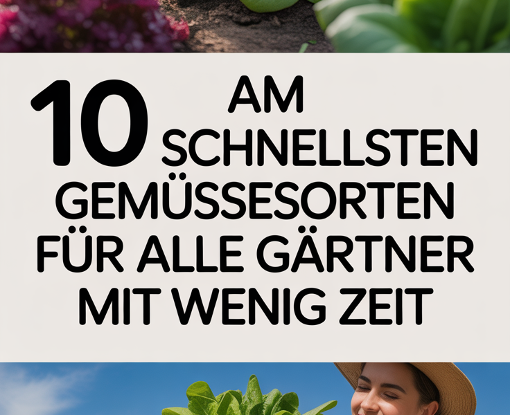 10 am schnellsten wachsende Gemüsesorten für alle Gärtner mit wenig Zeit