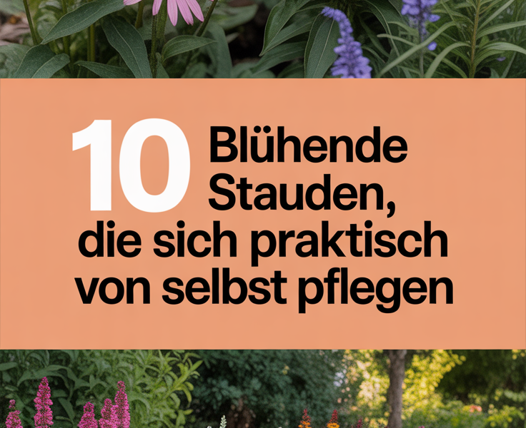 10 blühende Stauden, die sich praktisch von selbst pflegen