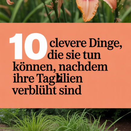 10 clevere Dinge, die Sie tun können, nachdem Ihre Taglilien verblüht sind