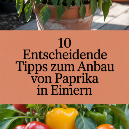 10 entscheidende Tipps zum Anbau von Paprika in Eimern