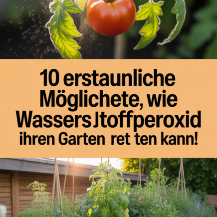 10 erstaunliche Möglichkeiten, wie Wasserstoffperoxid Ihren Garten retten kann!