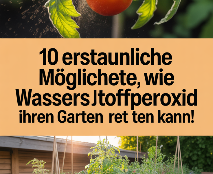 10 erstaunliche Möglichkeiten, wie Wasserstoffperoxid Ihren Garten retten kann!
