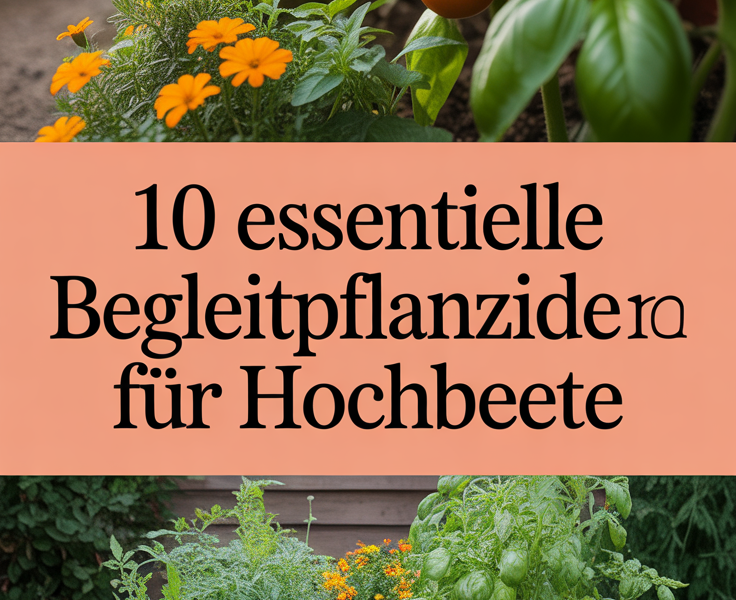 10 essentielle Begleitpflanzideen für Hochbeete