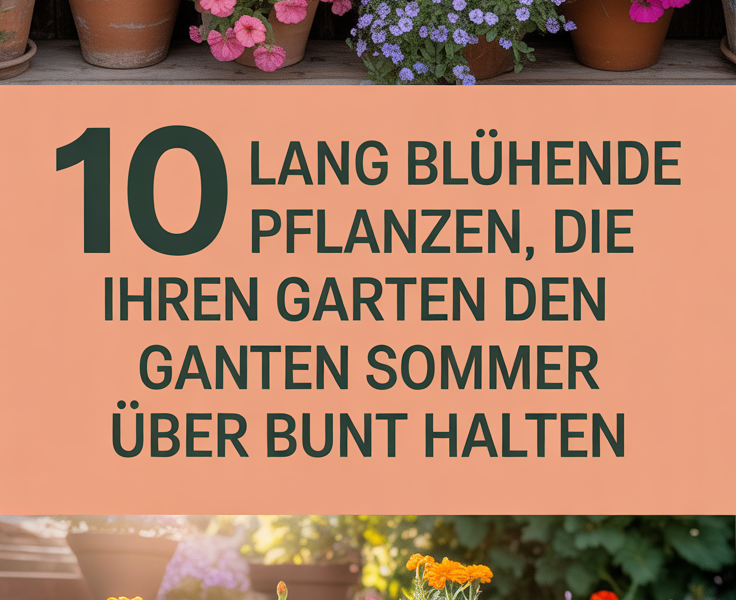 10 lang blühende Pflanzen, die Ihren Garten den ganzen Sommer über bunt halten