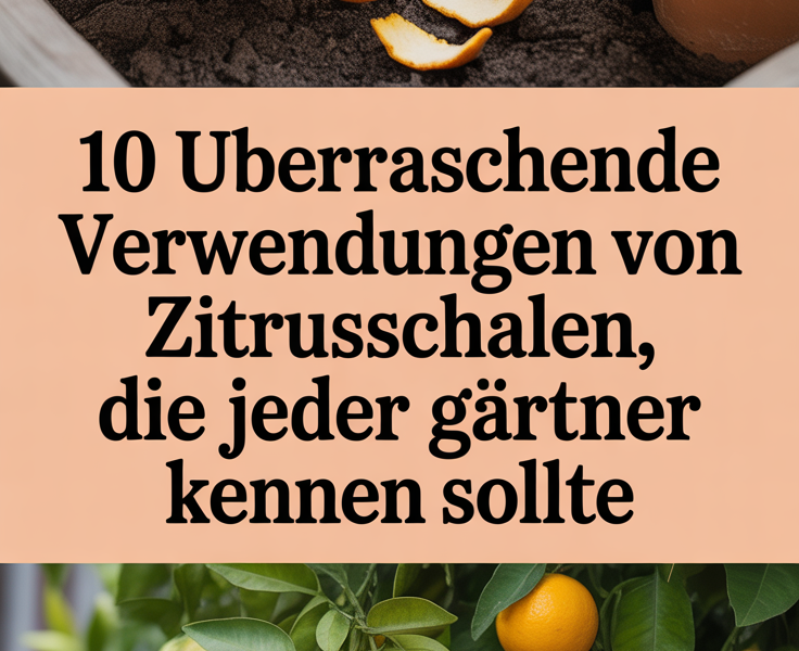 10 überraschende Verwendungen von Zitrusschalen, die jeder Gärtner kennen sollte