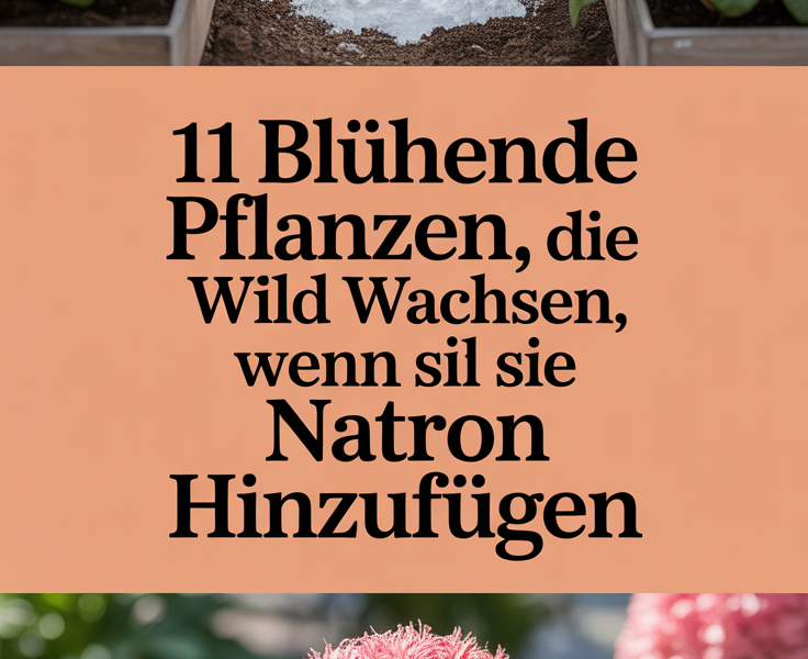 11 Blühende Pflanzen, die wild wachsen, wenn Sie Natron hinzufügen