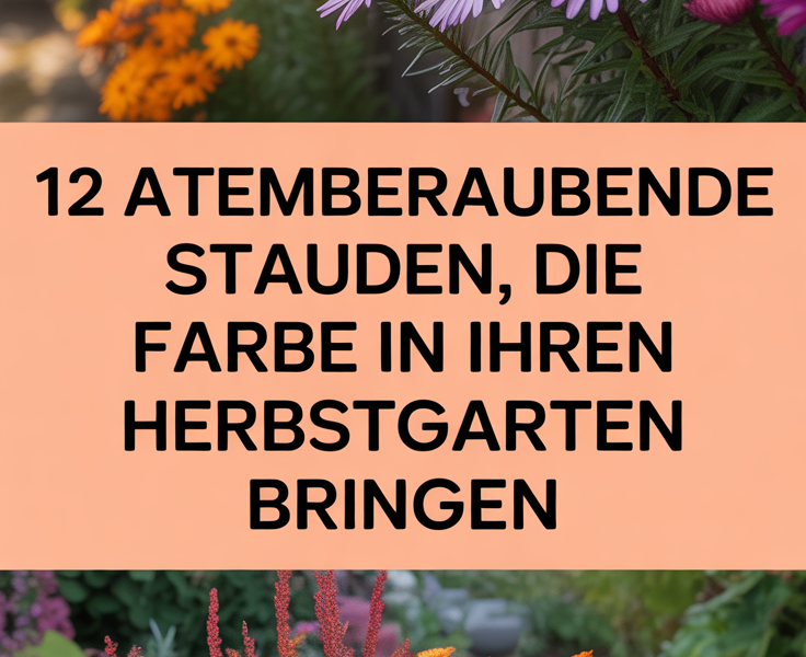12 Atemberaubende Stauden, die Farbe in Ihren Herbstgarten bringen