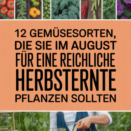 12 Gemüsesorten, die Sie im August für eine reichliche Herbsternte pflanzen sollten
