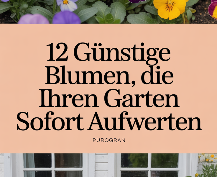 12 günstige Blumen, die Ihren Garten sofort aufwerten