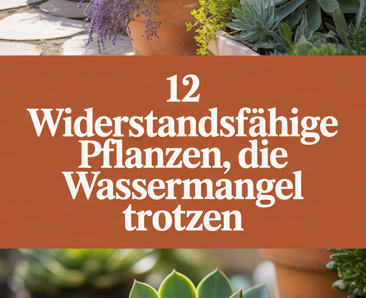 12 widerstandsfähige Pflanzen, die Wassermangel trotzen