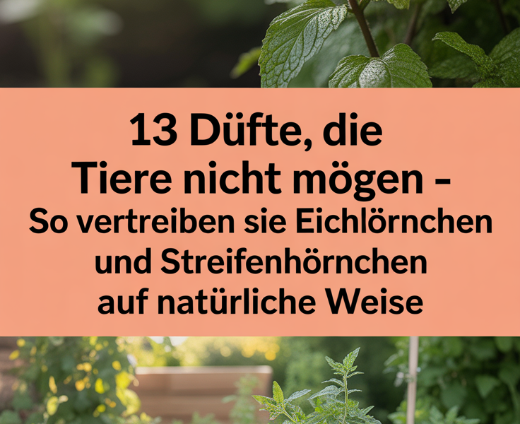 13 Düfte, die Tiere nicht mögen – So vertreiben Sie Eichhörnchen und Streifenhörnchen auf natürliche Weise
