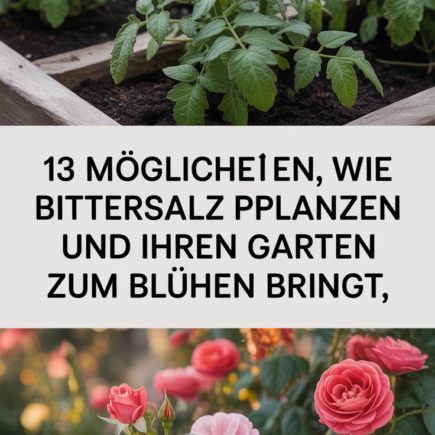 13 Möglichkeiten, wie Bittersalz Pflanzen und Ihren Garten zum Blühen bringt