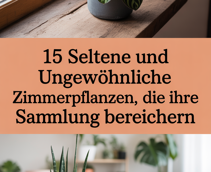 15 Seltene und Ungewöhnliche Zimmerpflanzen, Die Ihre Sammlung Bereichern