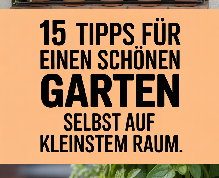 15 Tipps für einen schönen Garten selbst auf kleinstem Raum