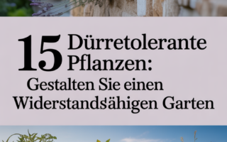 15 dürretolerante Pflanzen: Gestalten Sie einen widerstandsfähigen Garten