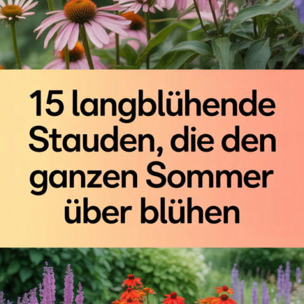 15 langblühende Stauden, die den ganzen Sommer über blühen