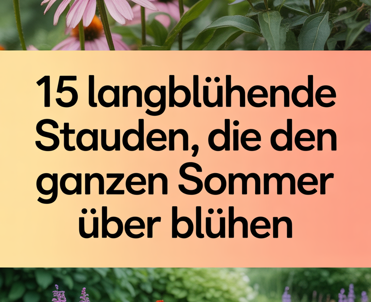 15 langblühende Stauden, die den ganzen Sommer über blühen