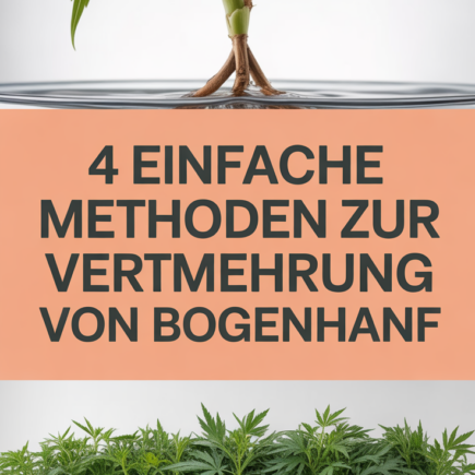 4 einfache Methoden zur Vermehrung von Bogenhanf