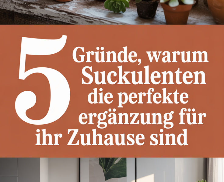 5 Gründe, warum Sukkulenten die perfekte Ergänzung für Ihr Zuhause sind